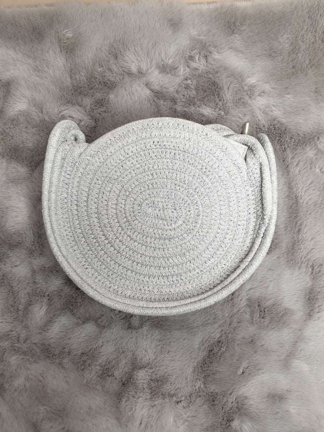 MA01 Stylish Round Woven Sling Bag