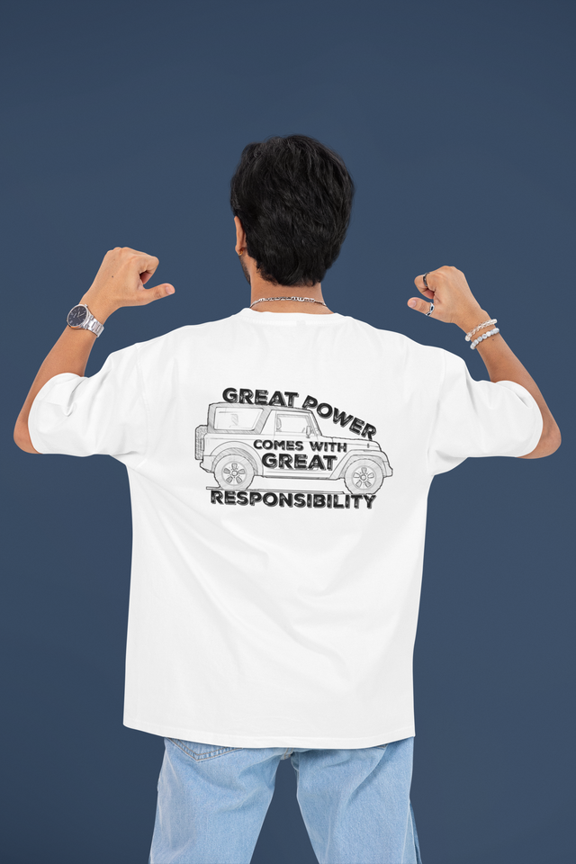 TA55 Premium Men Cotton THAR OverSized Tshirt