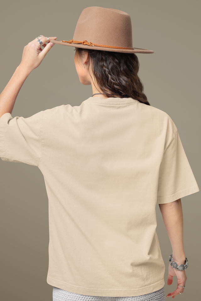 TA57 Premium Women Cotton CLOY Design OverSized Tshirt