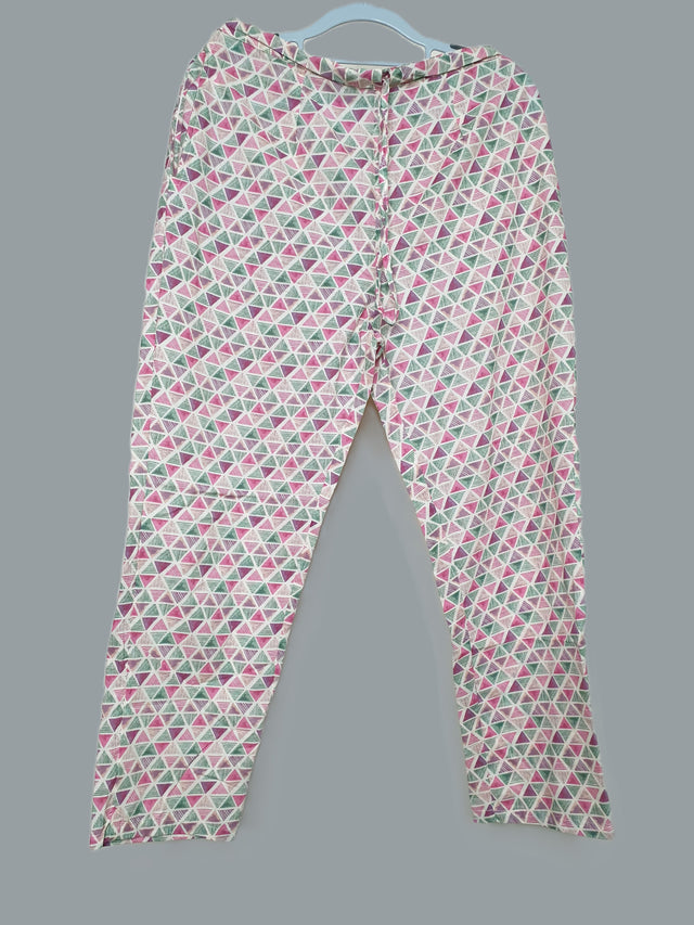 R48 Elegant Premium Flower Motif Cotton Design Suit