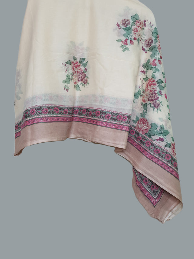 R48 Elegant Premium Flower Motif Cotton Design Suit