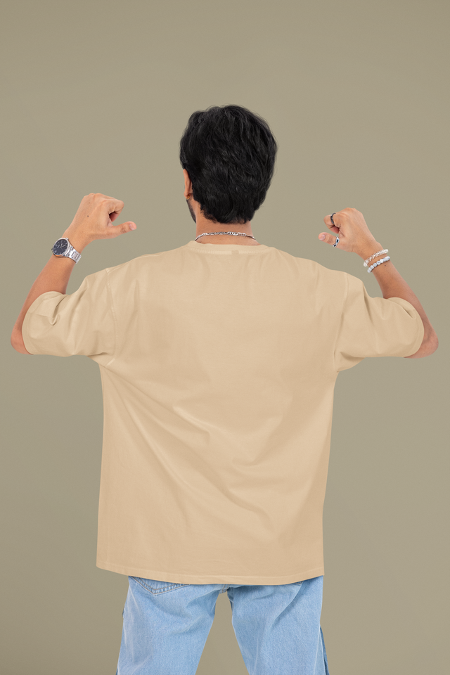 TA50 Premium Men Solid Cotton OverSized Tshirt
