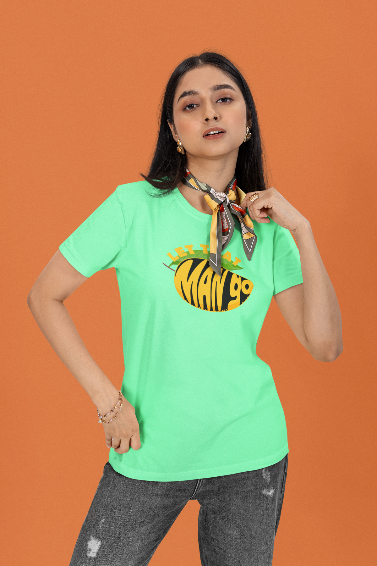 TA26 Let That Mango Premium Cotton Regular Tshirt – KIKATRA