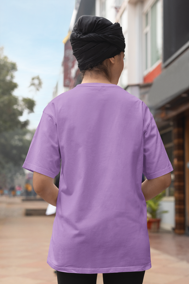 TA51 Premium Women Solid Cotton OverSized Tshirt