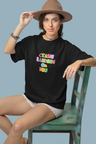 TA57 Premium Women Cotton CLOY Design OverSized Tshirt