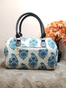 A33 Blue Digital Motif Cotton Duffle Bag