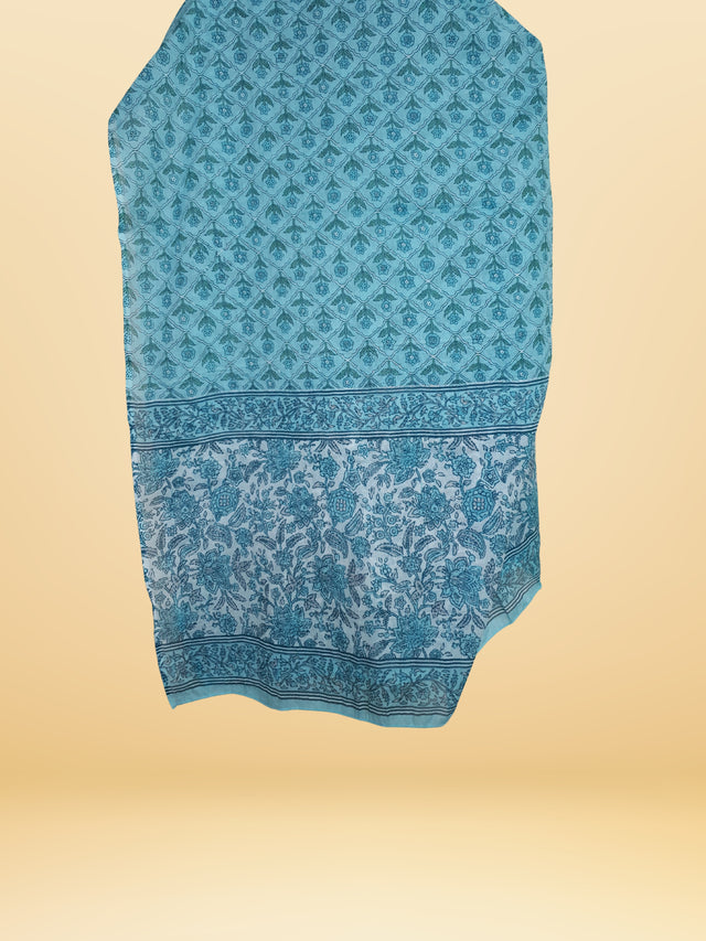 D10 Floral Neck Embroidery Wear Cotton Suit