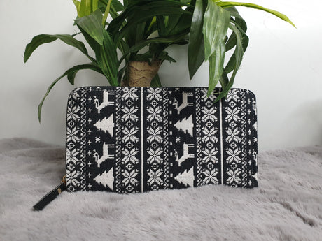 AF2 Tribal Motif Handmade Fabric Wallet