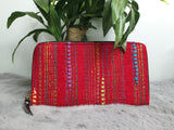 AF6 Red Motif Handmade Fabric Wallet