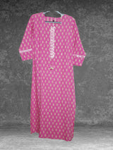 R02 Straight Single Pink Kurti