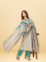 R10 Ethnic Love With Premium Green Anarkali Dress