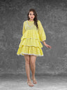 R36 Jaipuri Yellow Vacation Tunic