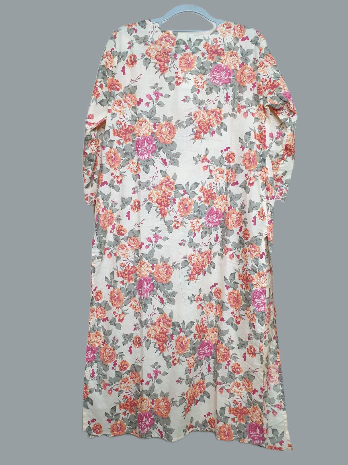 R48 Elegant Premium Flower Motif Cotton Design Suit