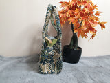 AST3 Green Beautiful Motif Small Tote Bag